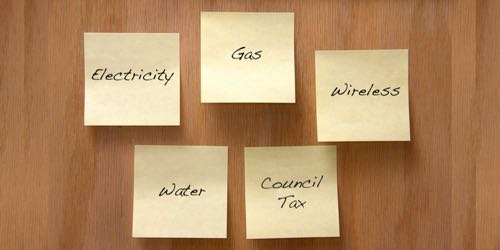 Post-it notes of budgeting ideas