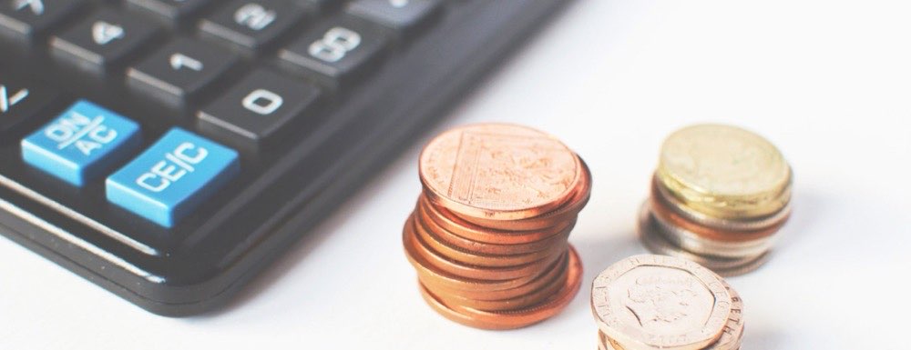 Coins and a calculator